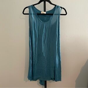 Sofia Layered Tunic Tank Top Size Small